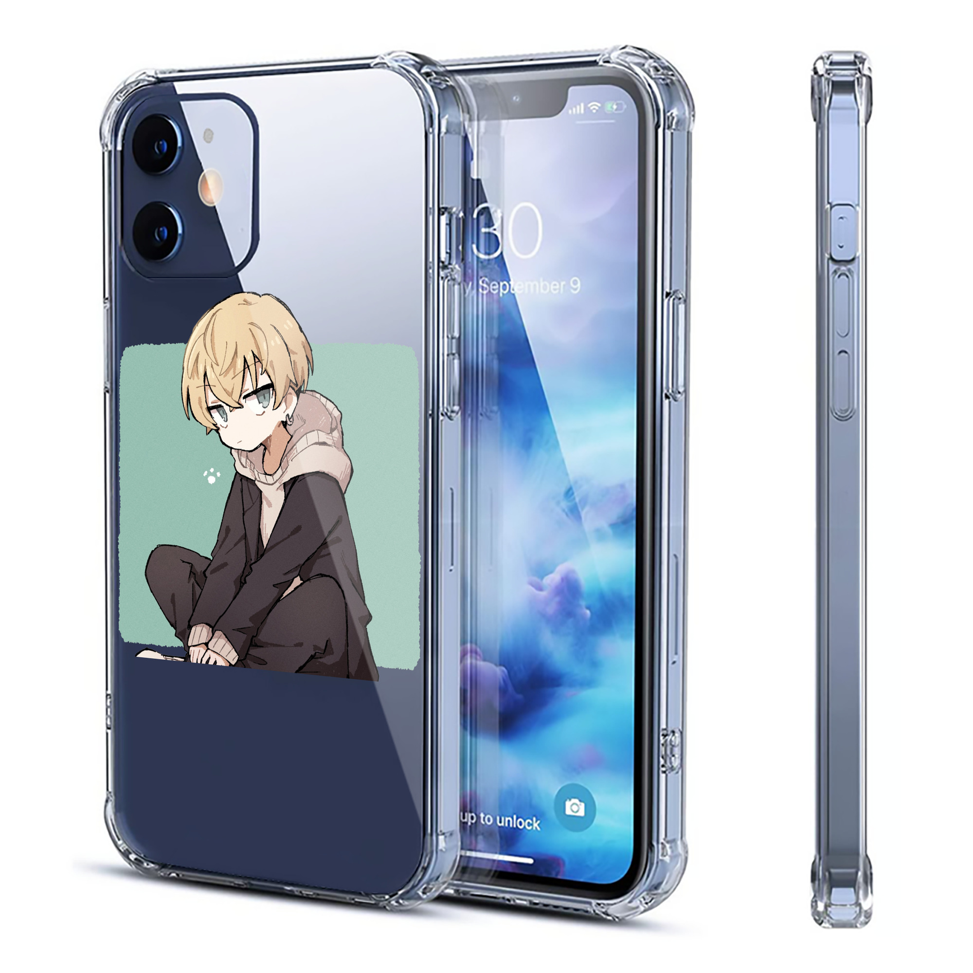 （画像用） 東京リベンジャーズ Tokyo Revengers 【iPhone 12シリーズ対応】透明スマホケース（クリアソフトケース）